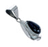 Navajo Onyx Tear Drop Pendant JX129878